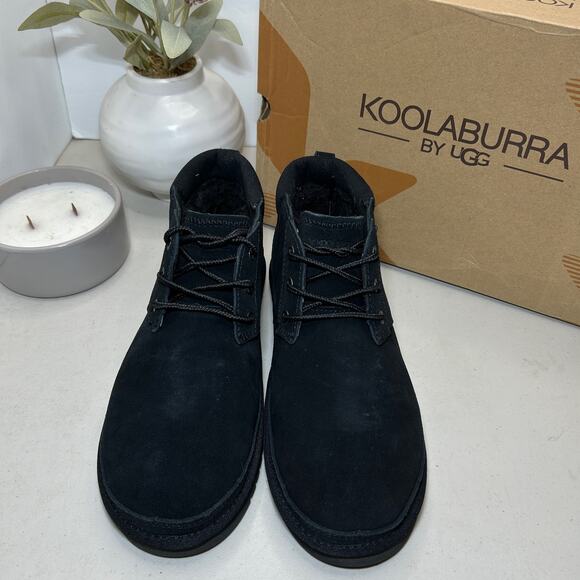 UGG Neumel Lace Up Round Toe Boot S/N 1094269 Black Women 7 NWB - Picture 3 of 11